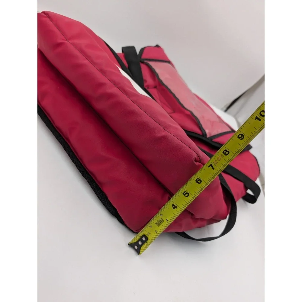 Vintage‎ Pizza Hut Insulated Delivery Bag Comin In Hot Version Red